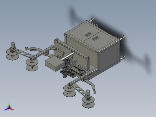 非标全自动插针裁切机3D模型