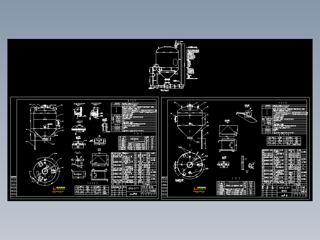 5立方仓泵(两总图+安装图)