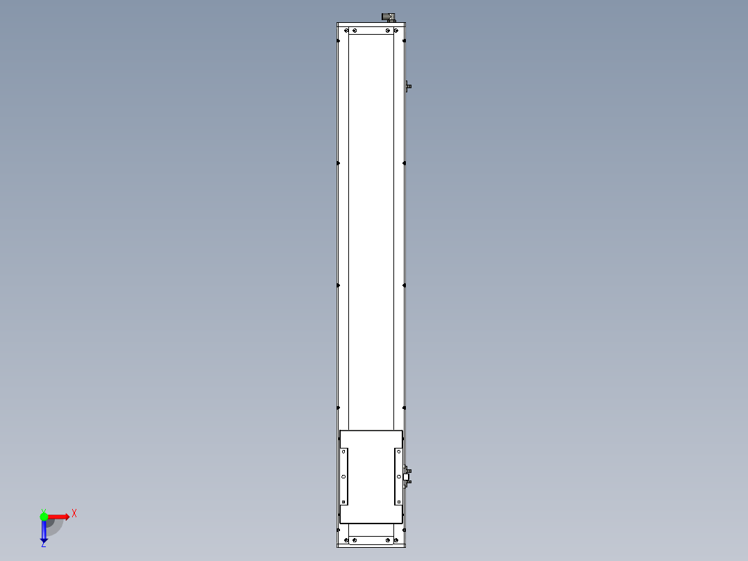 Toyo东佑达直线模组-ECH17-950-BM-400W俯视图