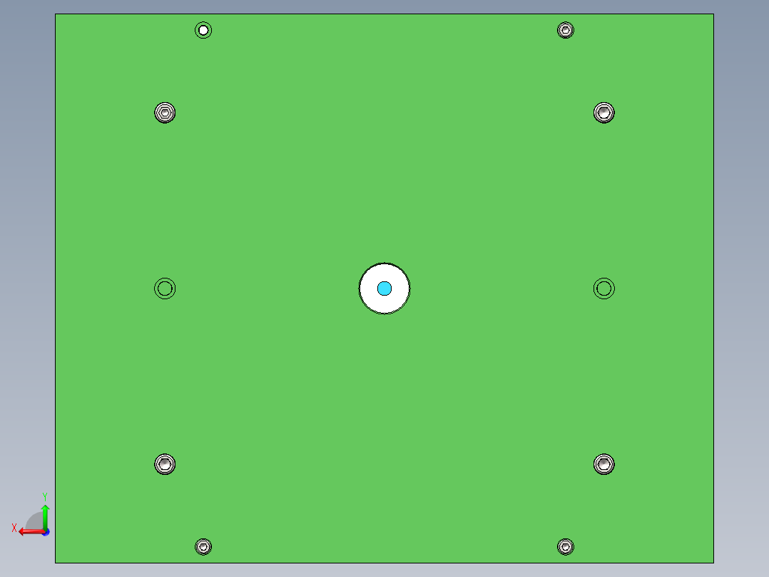 火车头塑料模具设计（全部结清）后视图