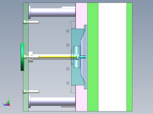 火车头塑料模具设计（全部结清）右视缩略图