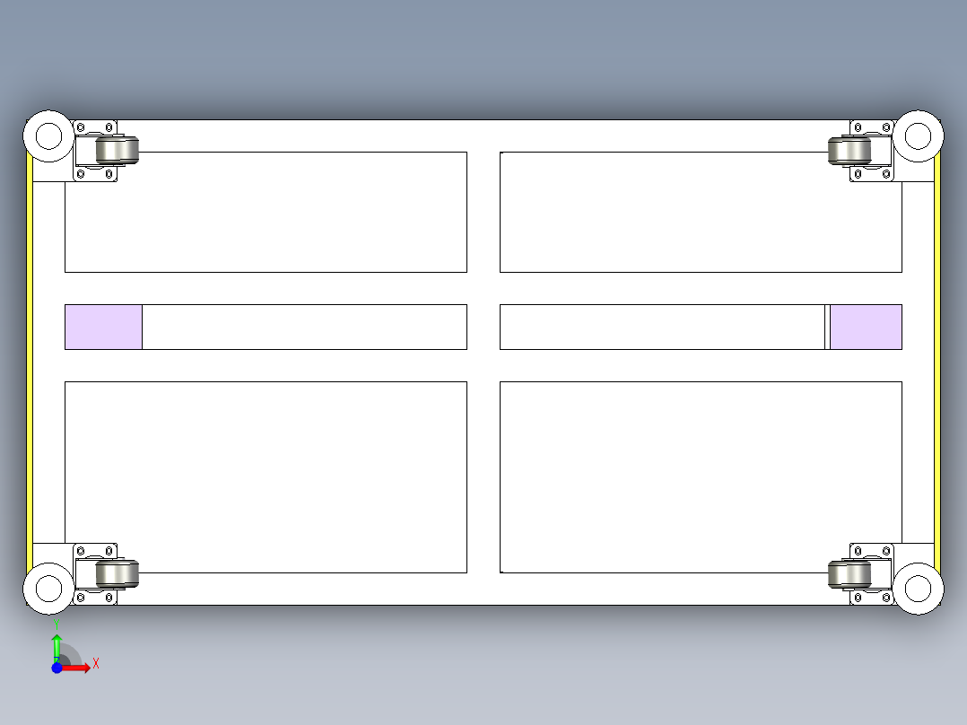 A2_U型三款折弯机SW2016前视图