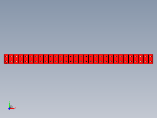 彩色公头100mil（2.54mm）系列-DS1021_red_2x30p_100mil_Type43_rev1.0前视缩略图