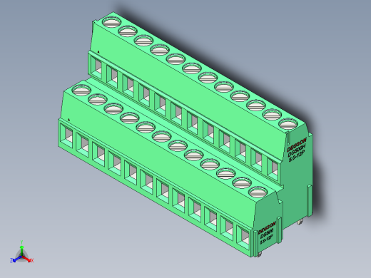 DEGSON DG500 系列 5.05.087.62mm 接线端子-DG500A-5.0-24P-14-00AH