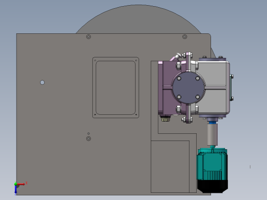 FZ15S五轴加工中心的自动换刀装置俯视缩略图