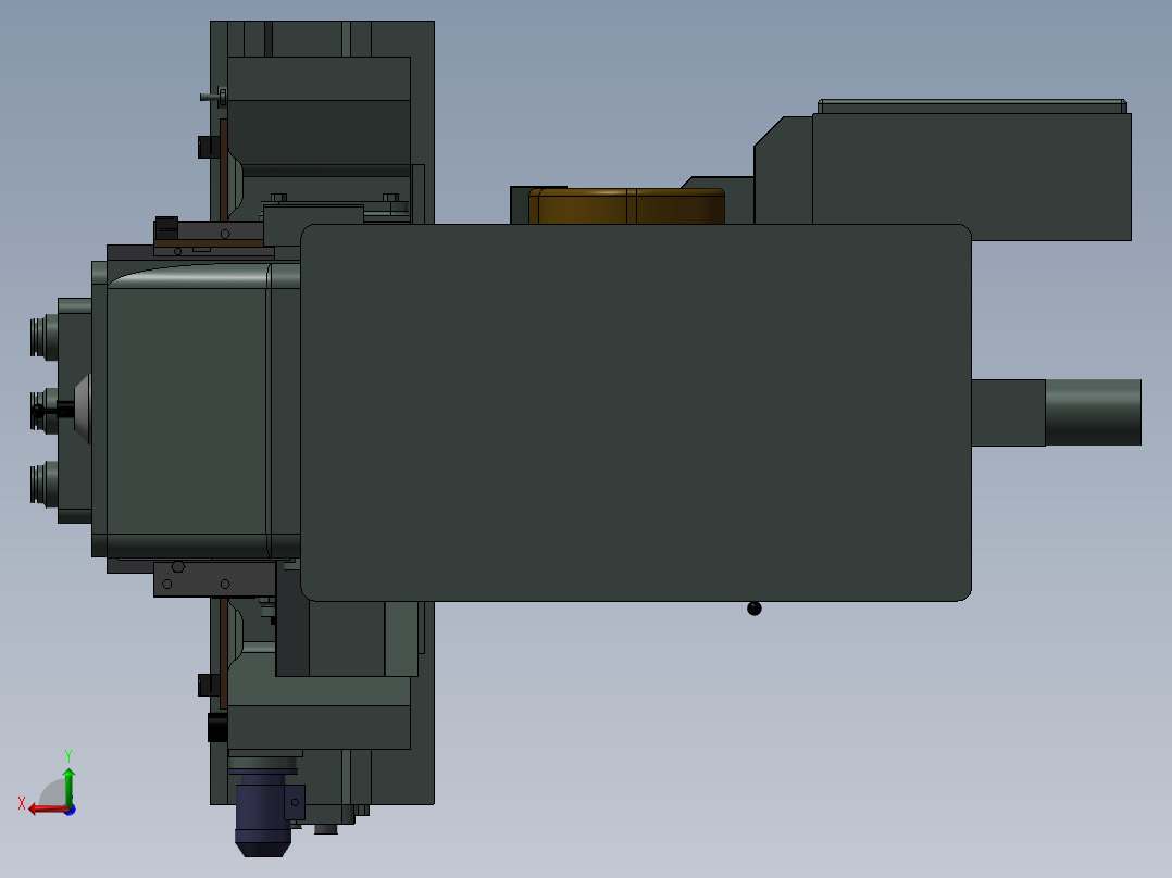 171三菱MR数控机床后视图