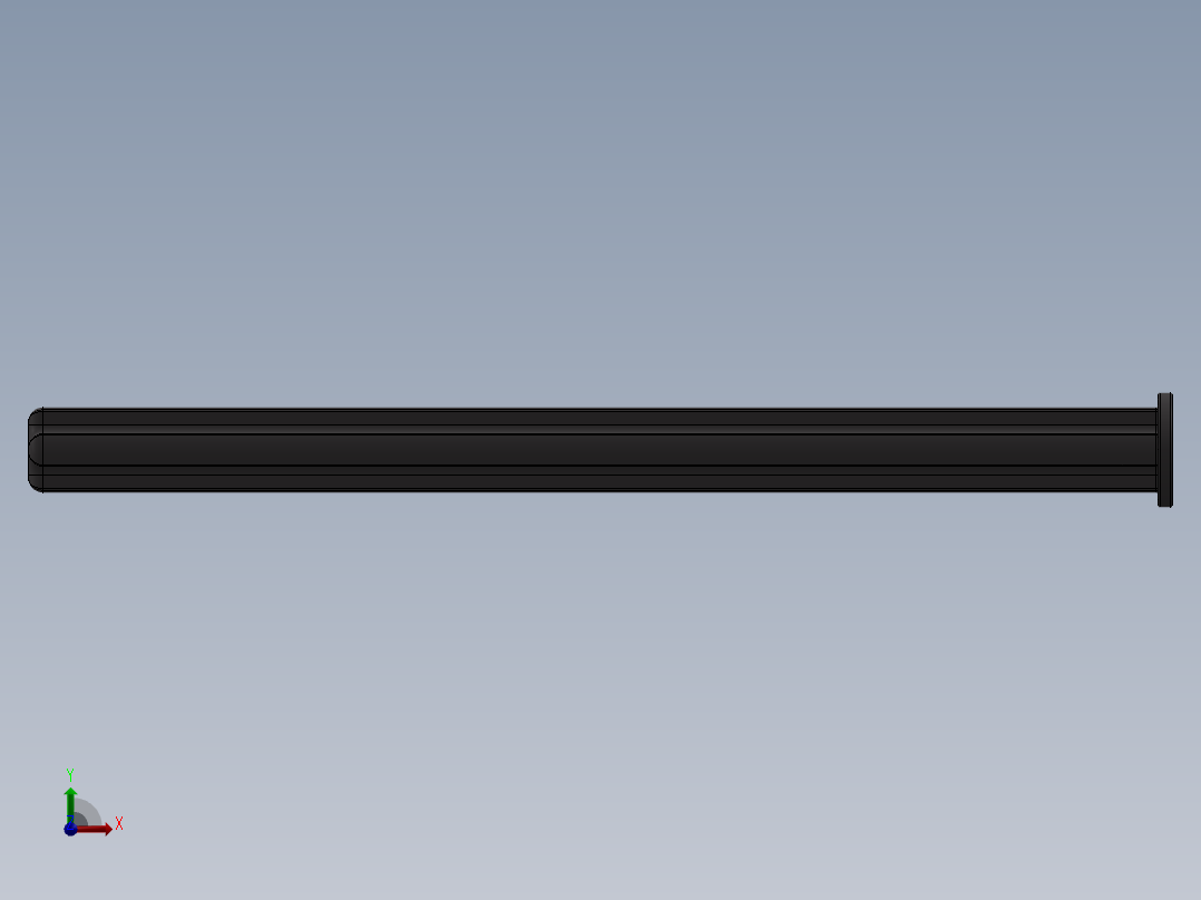 乐高机械组车桥-55013 DkStone Technic Axle 8 with Stop前视图