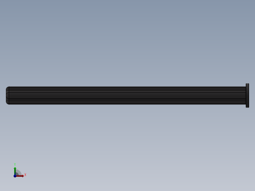 乐高机械组车桥-55013 DkStone Technic Axle 8 with Stop前视缩略图