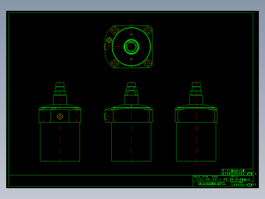 KOSMEKLC0902-GxM-E多系列多零件图纸模型多系列多零件图纸模型