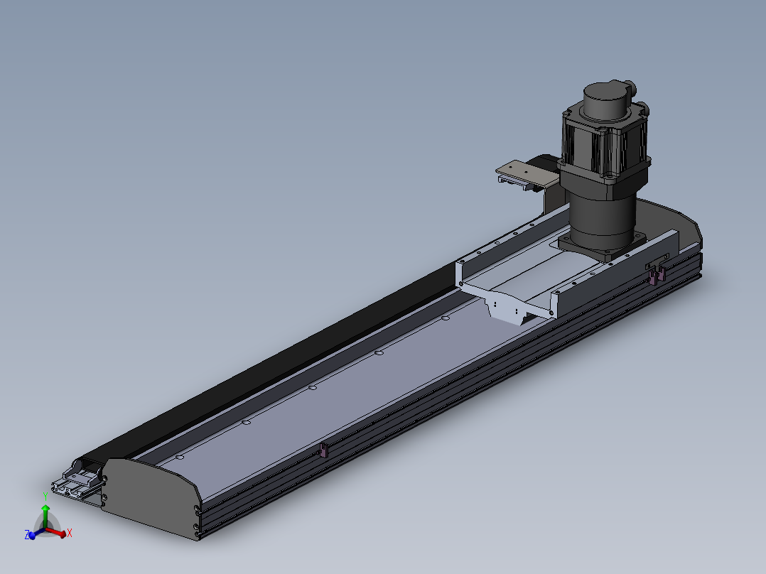 MTM齿轮齿条型MTM22-BC-1000W主视图