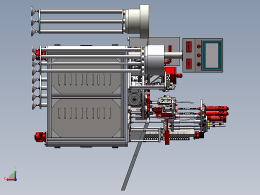 一种前盖锁螺丝自动一体机后视缩略图