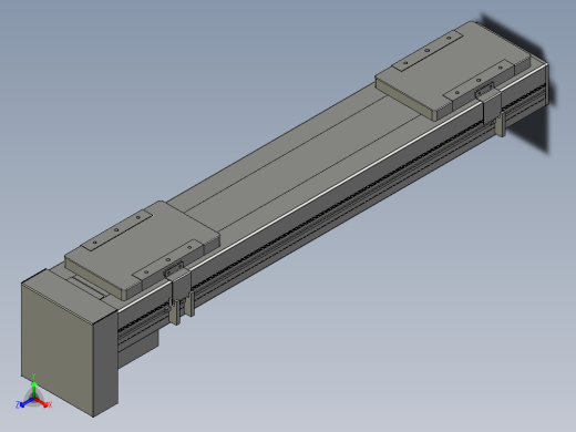 直线模组LHC14-S550-D设计图纸