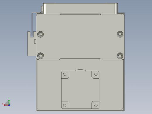 直线模组LHC14-S550-D设计图纸后视缩略图