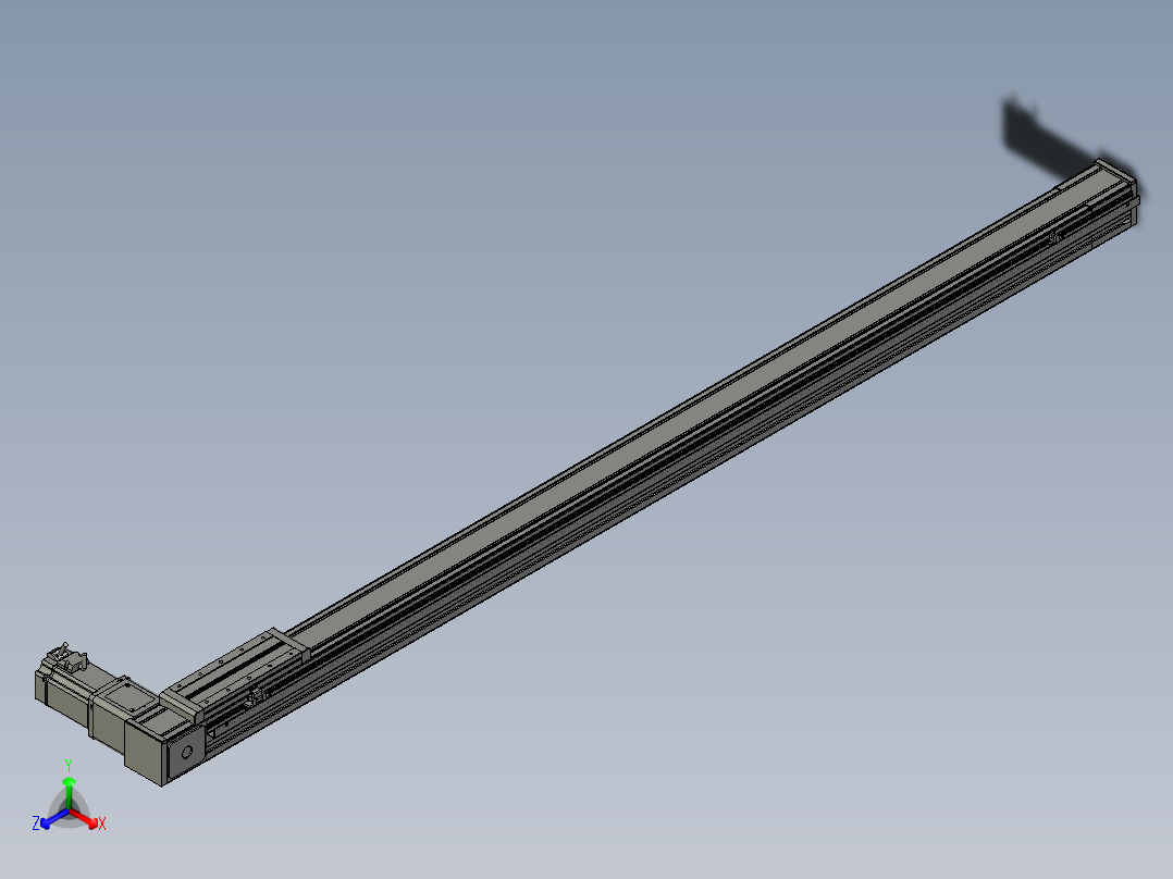 欧规系列-LB8-L150-S1700-BR-ZP75-C3正等轴测图