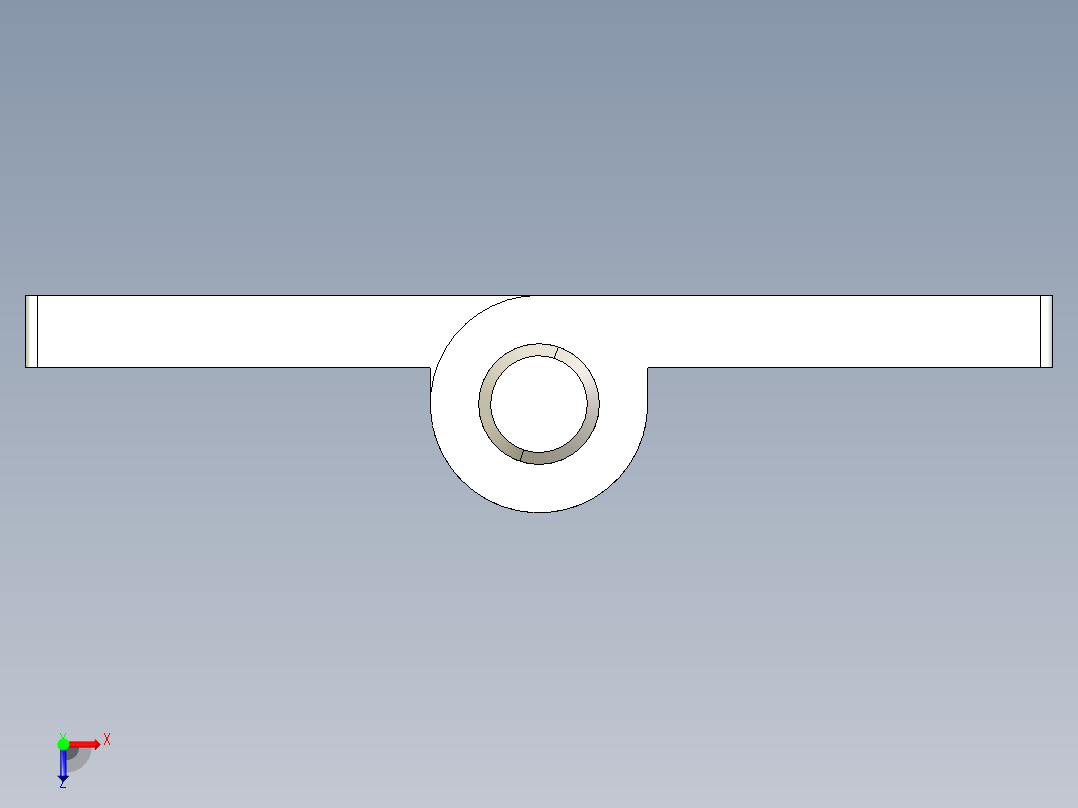 型材-KJN 10 SLOT ADJUSTABLE HINGE KJN544562俯视图