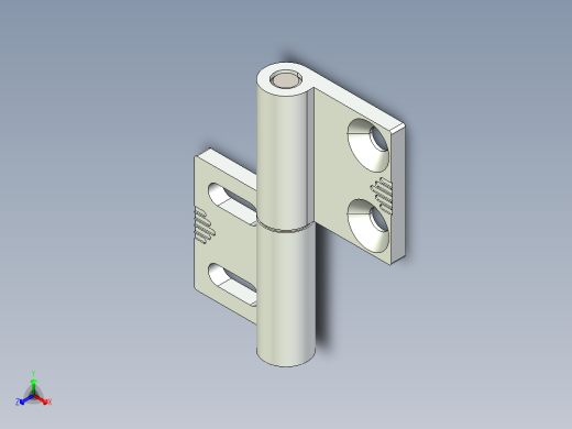 型材-KJN 10 SLOT ADJUSTABLE HINGE KJN544562正等轴测缩略图