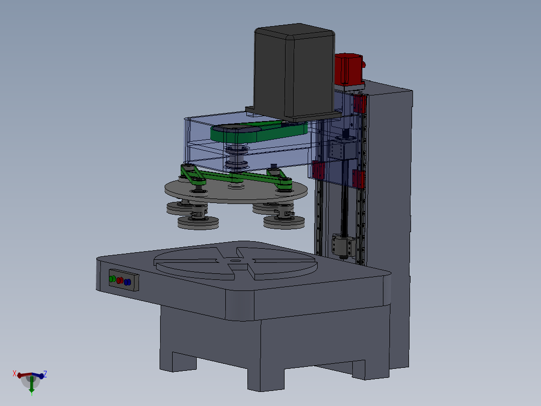 研磨机-磨床装配模型