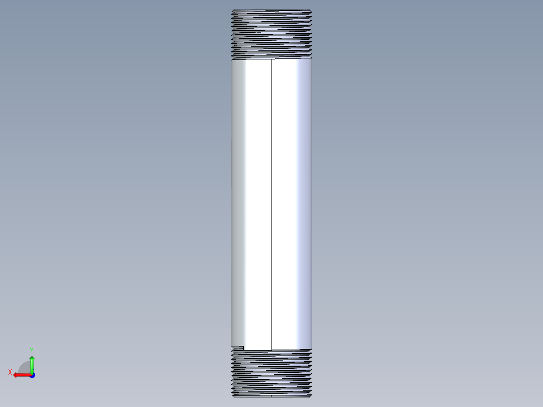 聚氯乙烯配件33-Sch80_Nipple_MPTxMPT_861-176_1.25in x 8in后视图