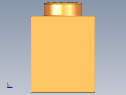 乐高套装 4421基本积木-4118787 - 3622 Bright Orange Brick 1 x 3.STEP左视缩略图