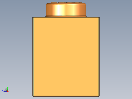 乐高套装 4421基本积木-4118787 - 3622 Bright Orange Brick 1 x 3.STEP右视缩略图