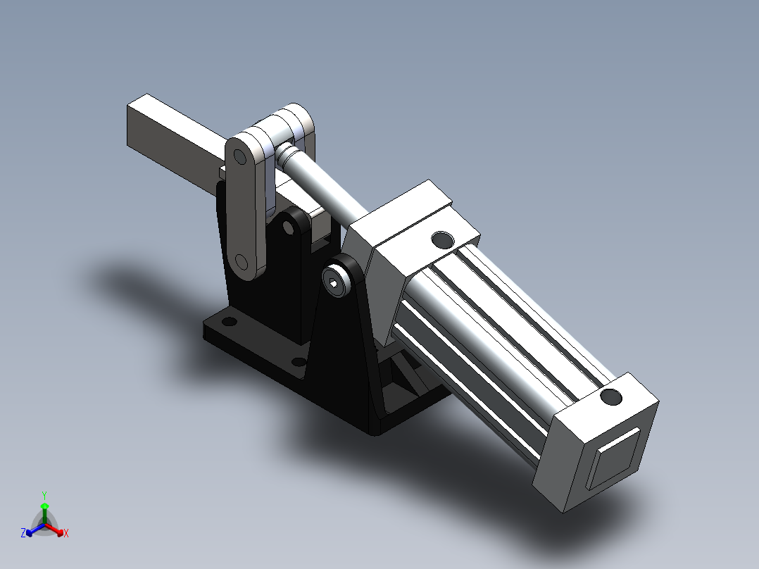 气动扳手正等轴测图