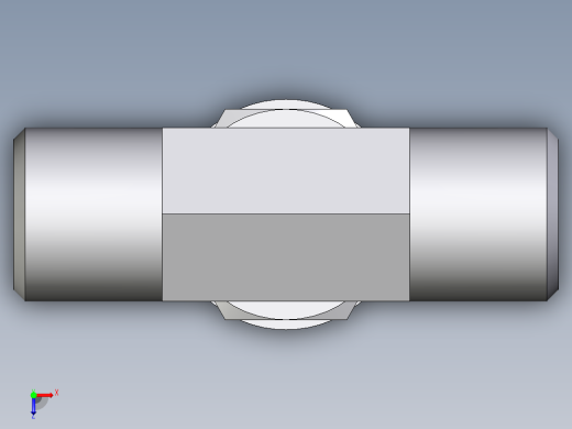 卡套式工业通用硬管接头EO_Adjustable_locknut_branch_tee_TEE06SMOMDCF俯视缩略图