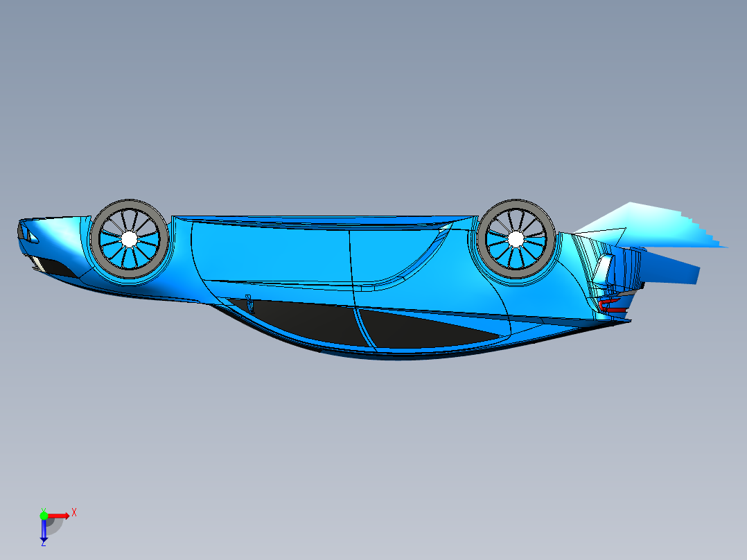 汽车车身 (22)俯视图