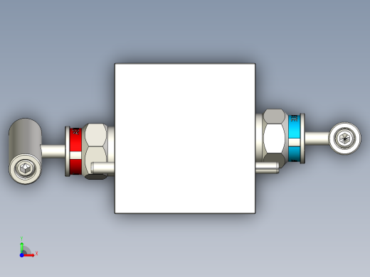 2通仪表歧管，207系列，直阻断-泄放，内螺纹x内螺纹前视缩略图