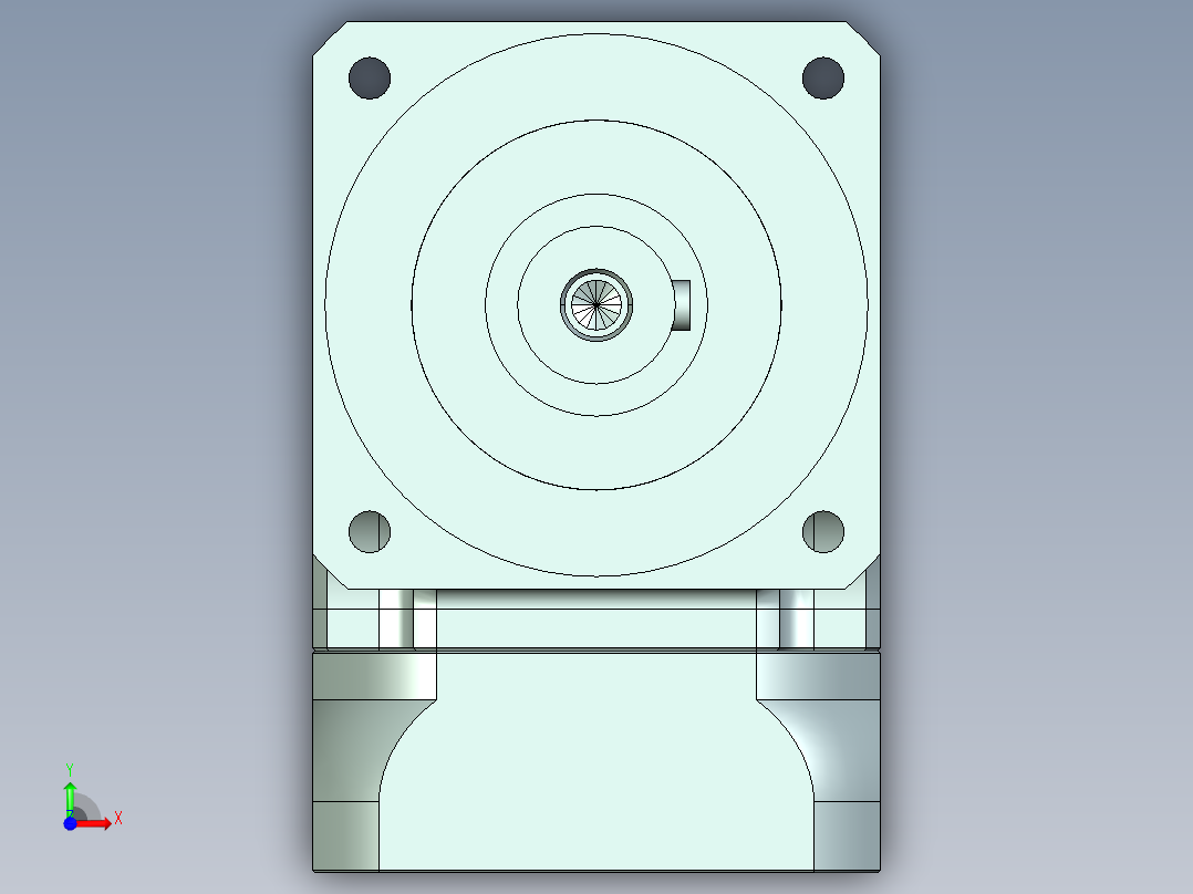 直齿ZPLE120-L1 19-70-90-M5.stp前视图