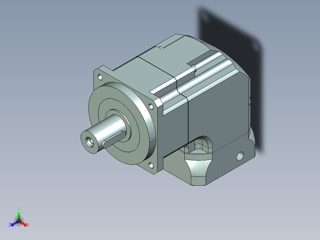 直齿ZPLE120-L1 19-70-90-M5.stp正等轴测图