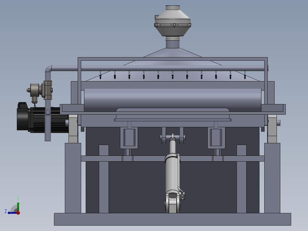 管用涂覆机sw18可编辑右视图
