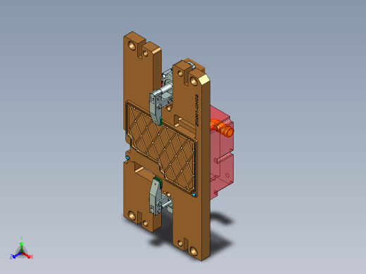 ZC001-笔记本CNC工装夹具三维模型CNC2-191216