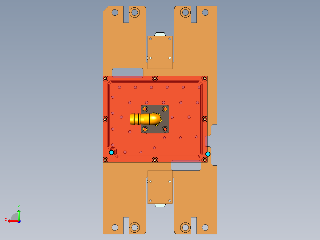 ZC001-笔记本CNC工装夹具三维模型CNC2-191216后视图