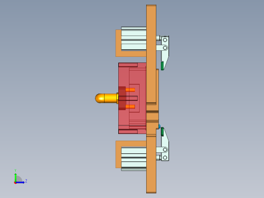 ZC001-笔记本CNC工装夹具三维模型CNC2-191216左视缩略图