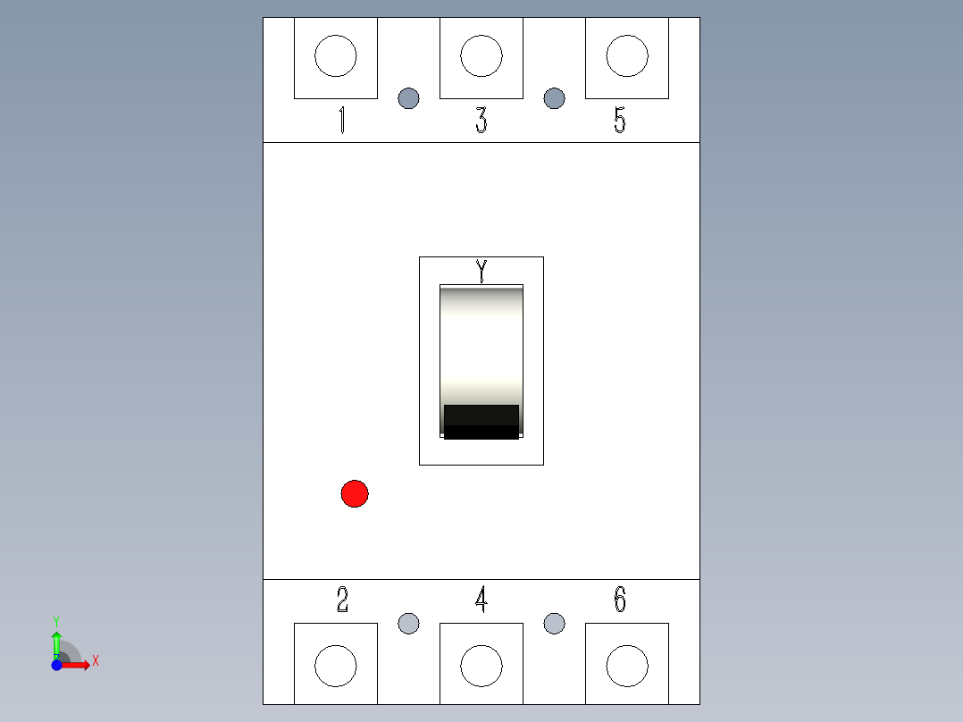人民电器集团 DZ20Y-100 3P前视图