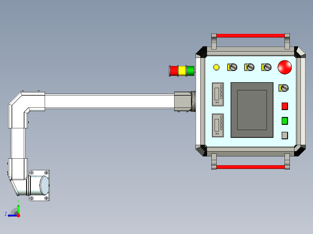 电气摇臂操作面板 57318右视图