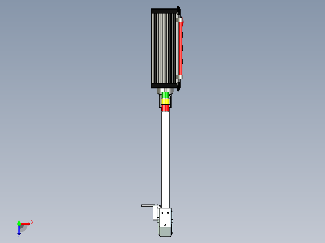 电气摇臂操作面板 57318俯视图