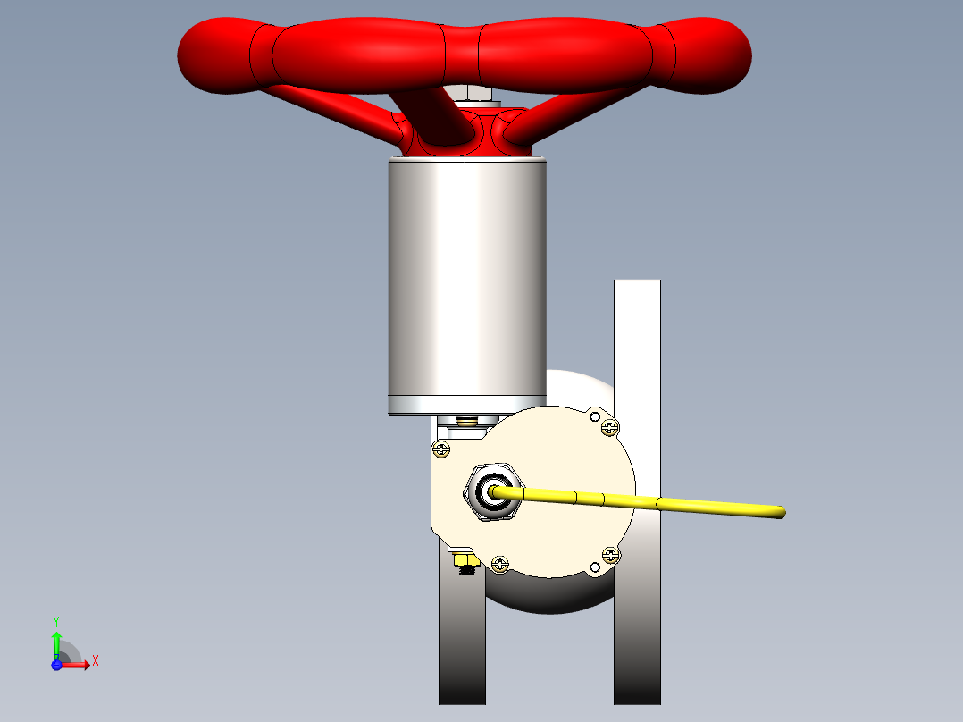 压力容积、2500L容器前视图