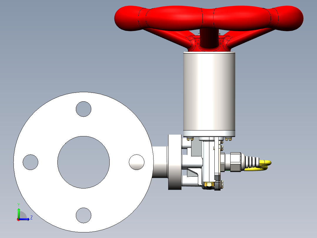压力容积、2500L容器左视图