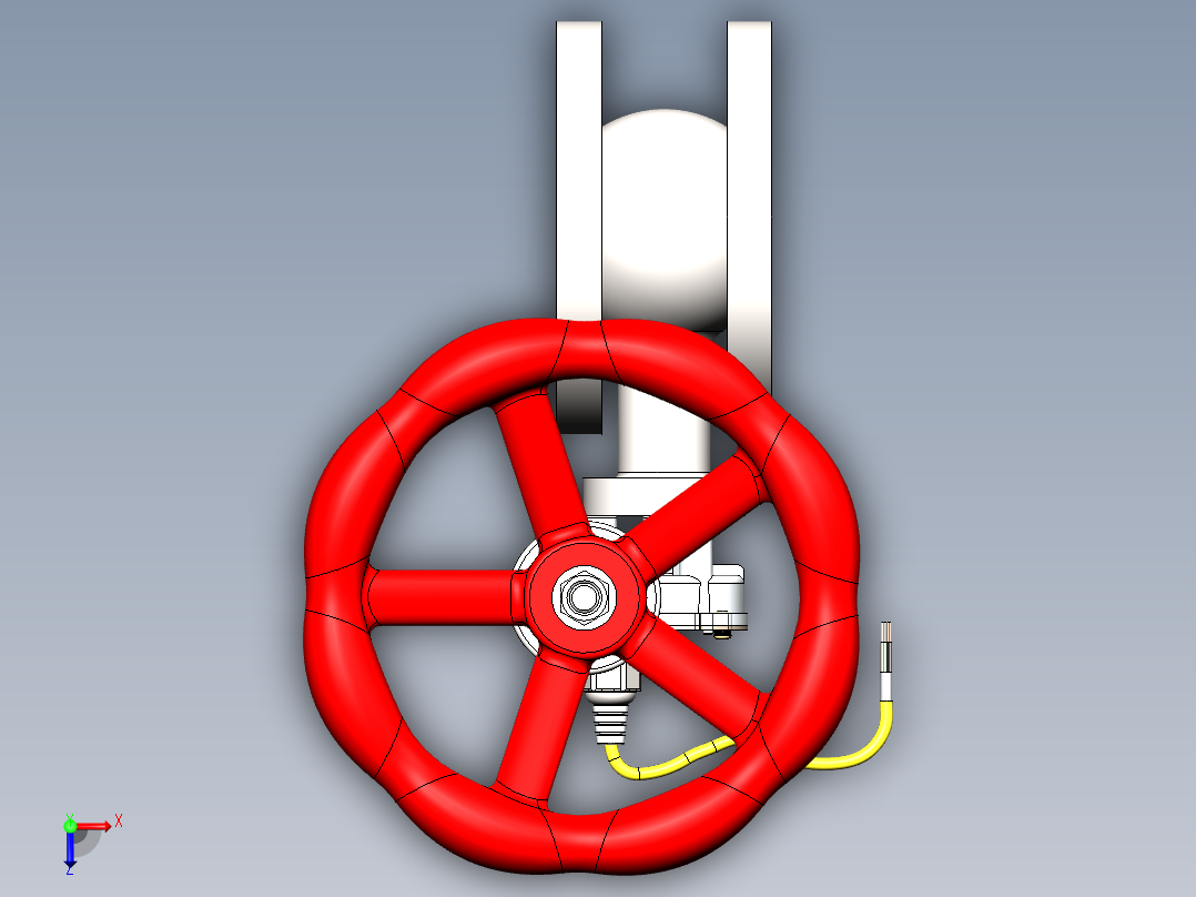 压力容积、2500L容器俯视图
