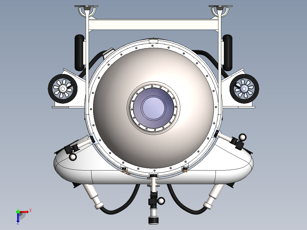 潜水艇(9)俯视图