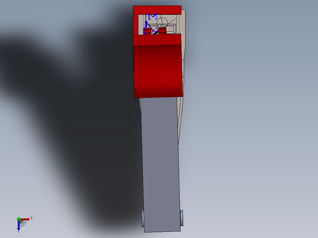 订书机(19)俯视图