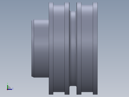 液压缸活塞diameter-8-diameter-80-mm-length-57-mm-with-rod-1.snapshot.1左视缩略图