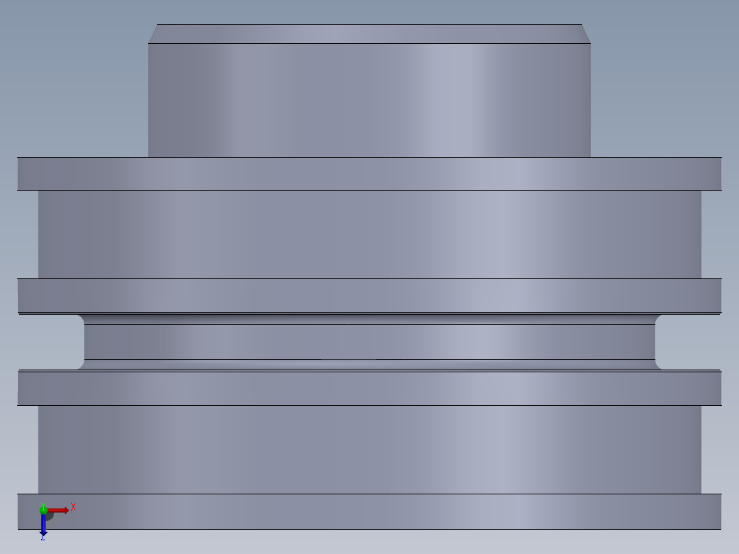 液压缸活塞diameter-8-diameter-80-mm-length-57-mm-with-rod-1.snapshot.1俯视图