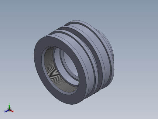 液压缸活塞diameter-8-diameter-80-mm-length-57-mm-with-rod-1.snapshot.1正等轴测缩略图