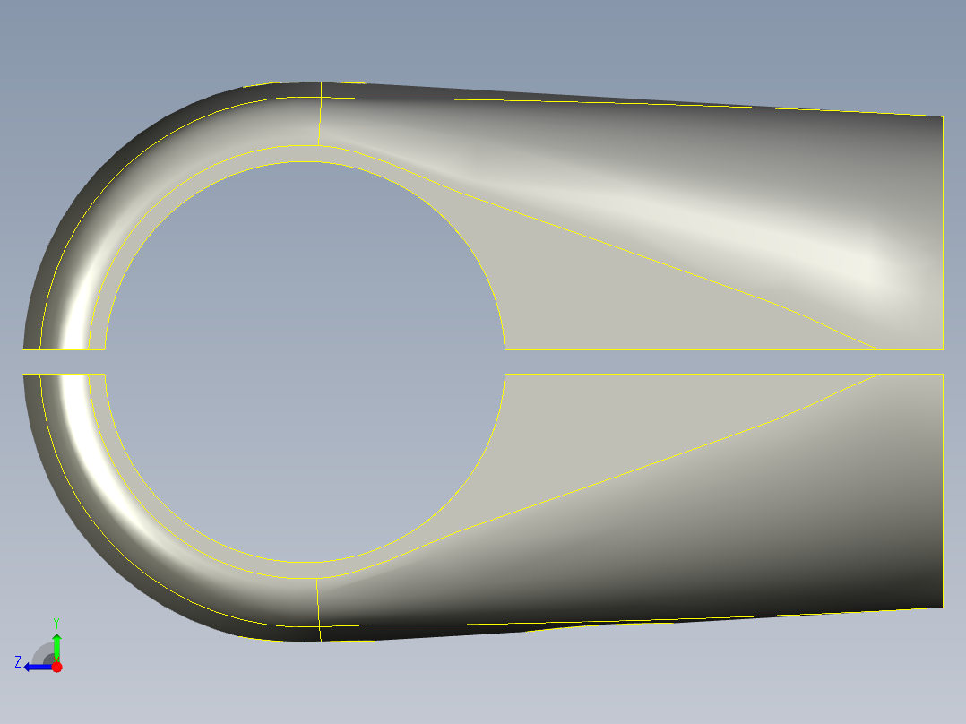 公交车栏杆抓斗右视图