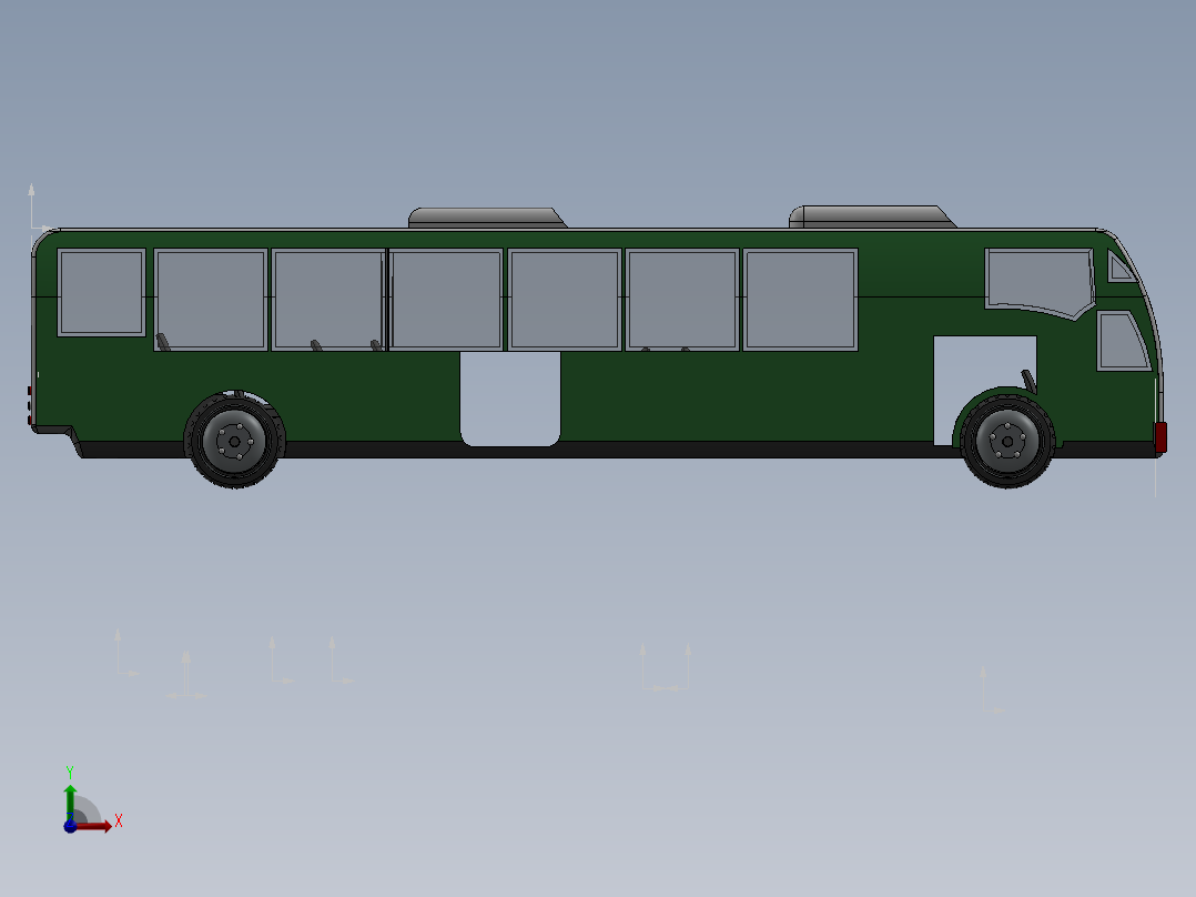 11813路公交车前视图