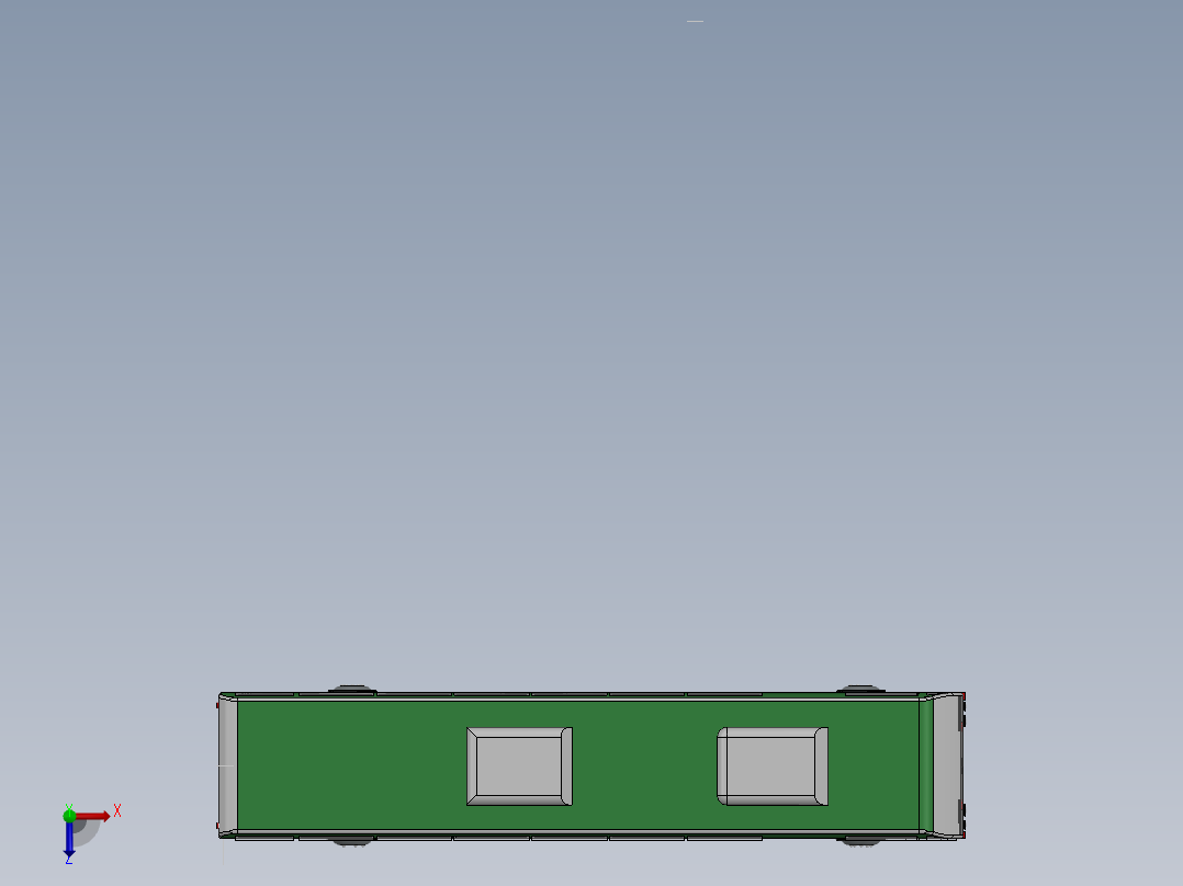 11813路公交车俯视图