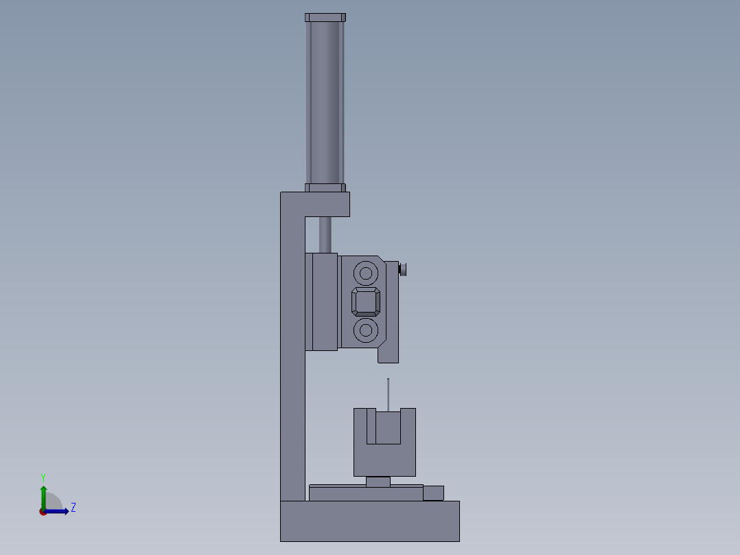 针脚通电检测器左视图