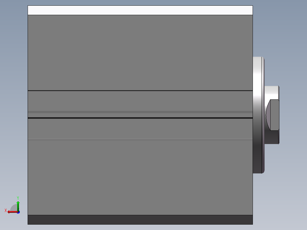 SDA63x35S_SDA超薄气缸后视图